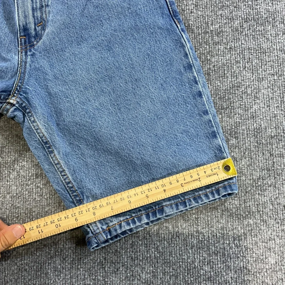 Levi's 405 Standard Fit Denim Shorts Mens 30 Blue Medium Wash Jean Shorts